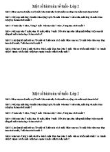 Một số bài toán về tuổi Toán lớp 2